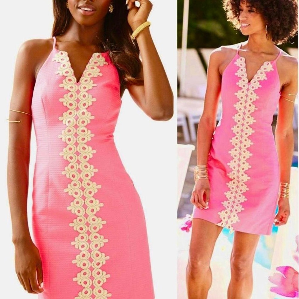 Lilly Pulitzer Pearl Shift Dress in Bungalow Pink